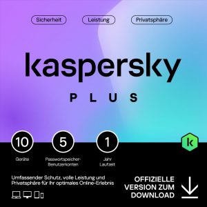 Kaspersky PLUS (10 Devices, 1 Jahr)