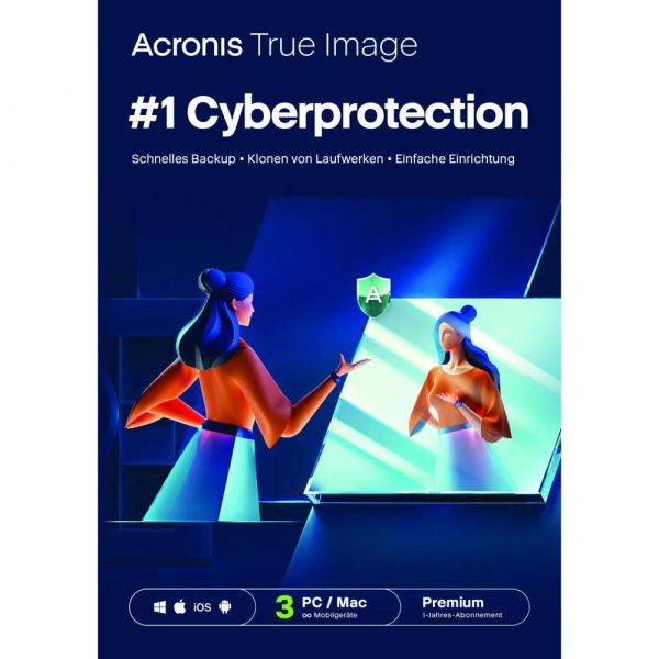 Acronis True Image 2025 - Premium + 1 TB (3 Devices, 1 Jahr)