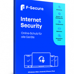 F-Secure Internet Security 2025 10 Geräte - 1 Jahr