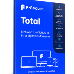 F-Secure Total Security 5 Geräte - 1 Jahr