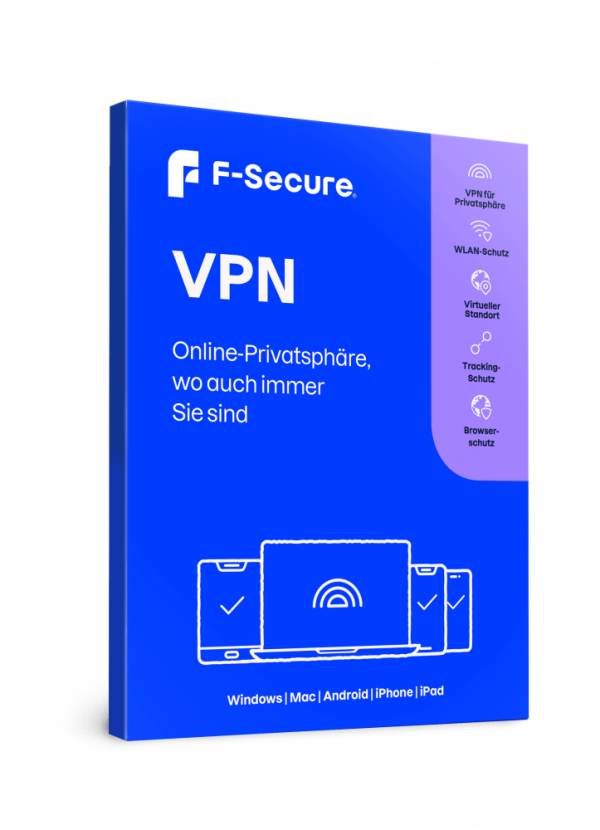 F-Secure VPN 2025 5 Geräte - 1 Jahr