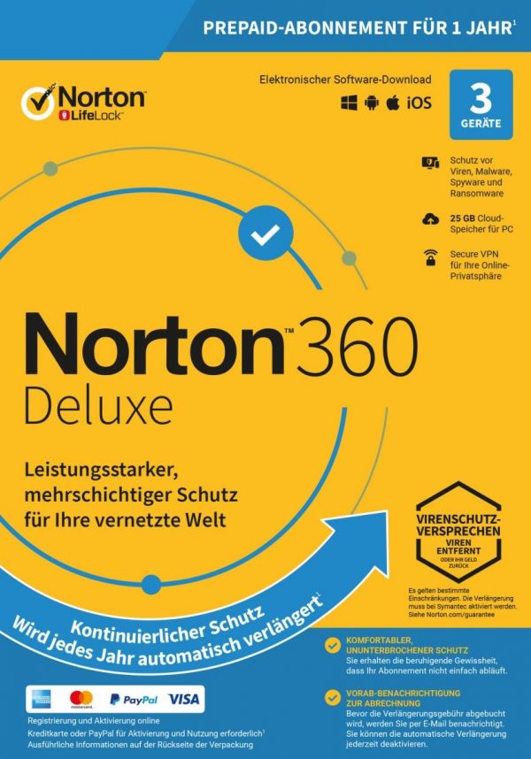 Norton 360 ABO (3 D - 1 Y) Deluxe