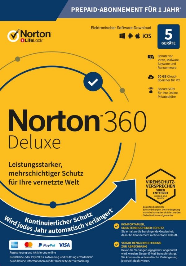 Norton 360 ABO (5 D - 1 Y) Deluxe