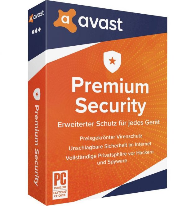 AVAST Premium Security (5 Devices, 1 Jahr)
